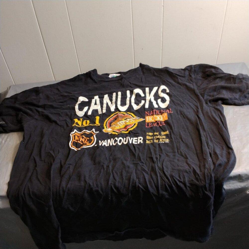 1989 Waves Vancouver Canucks Nhl T Shirt 1980S Shirt